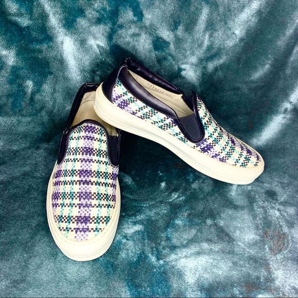 vans tweed slip on